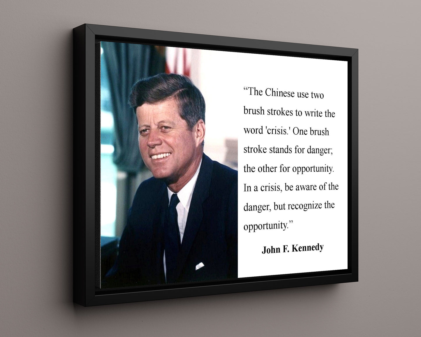 Classic Quotes - John F. Kennedy - Crisis as opportunity