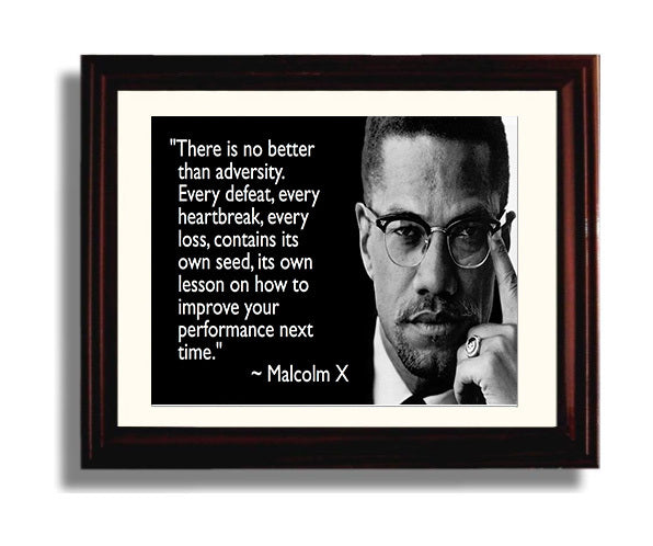 Classic Quotes - Malcolm X - Lesson in adversity
