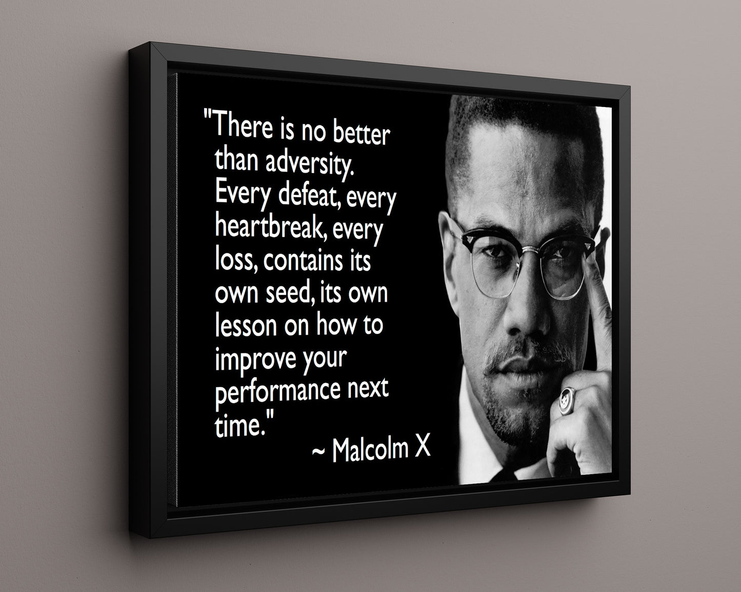 Classic Quotes - Malcolm X - Lesson in adversity