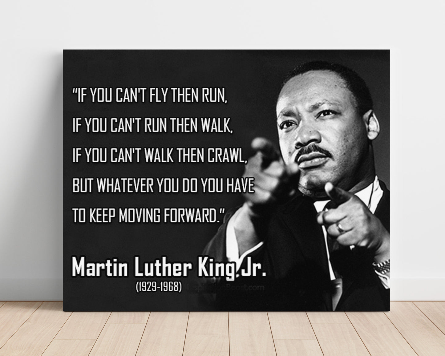 Martin Luther King Jr Keep moving forward Quote Print 16x20 Unframed Print quote wall art print