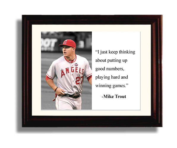 Classic Quotes - Mike Trout - Play hard win games
