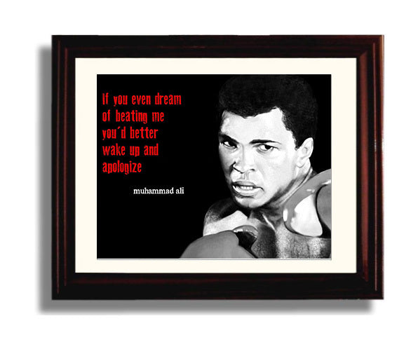 Classic Quotes - Muhammad Ali - Dream fight bravado