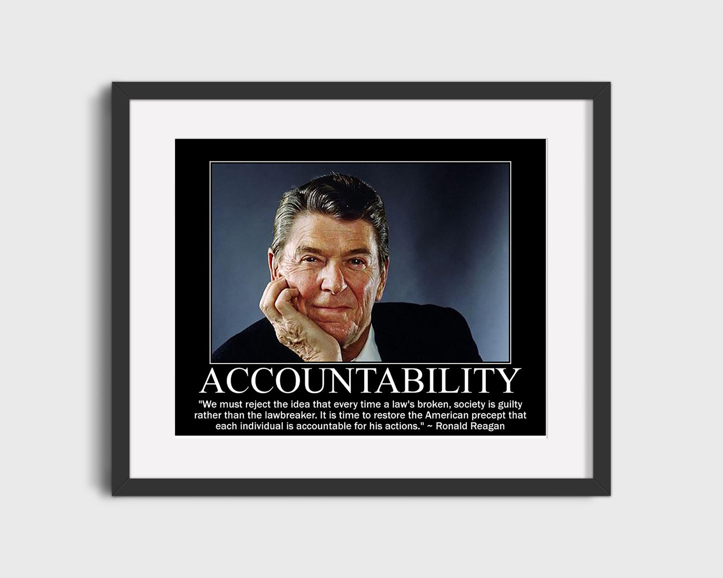 Classic Quotes - Ronald Reagan - Accountability matters