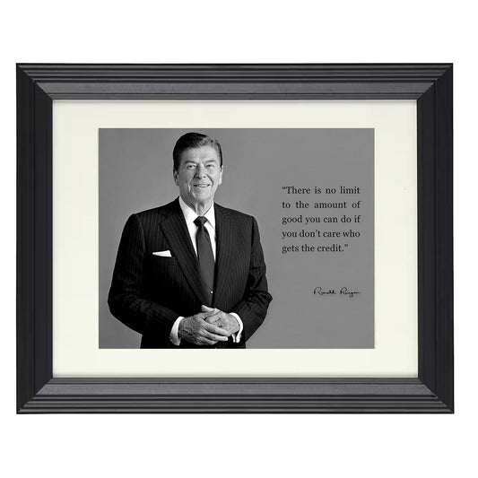 Ronald Reagan Deeds not credits Quote Print 16x20 Unframed Print quote wall art print