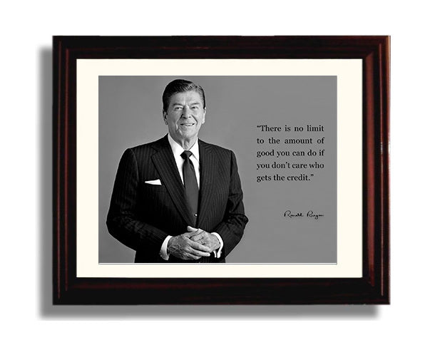 Classic Quotes - Ronald Reagan - Deeds not credits