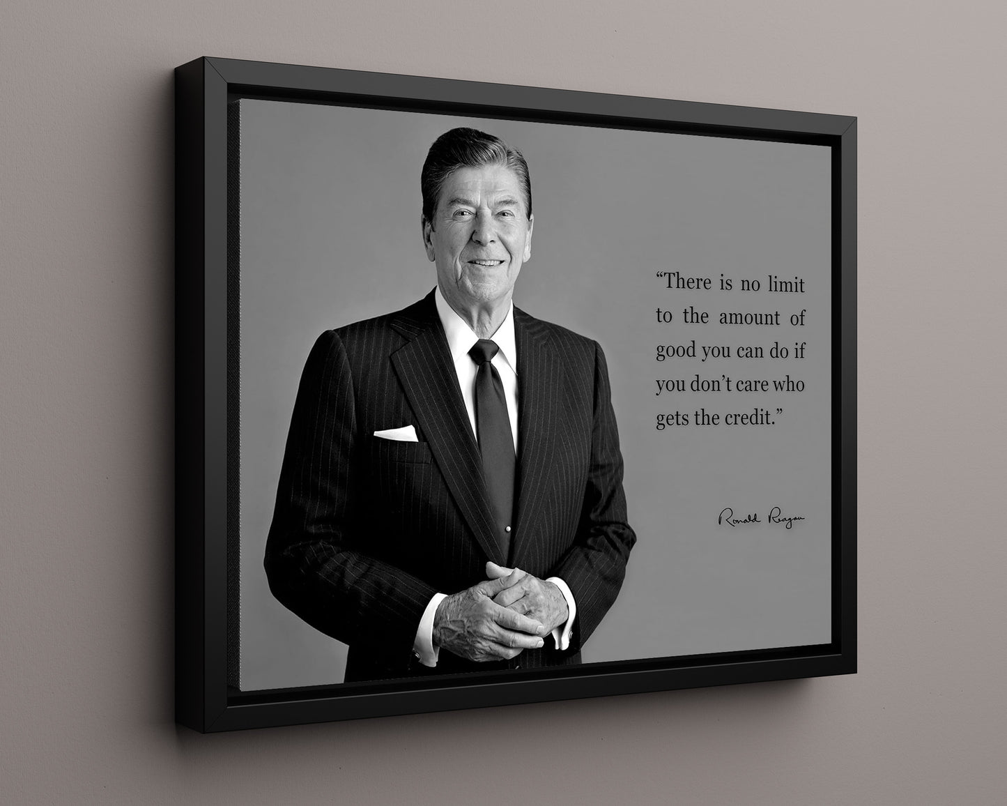 Classic Quotes - Ronald Reagan - Deeds not credits