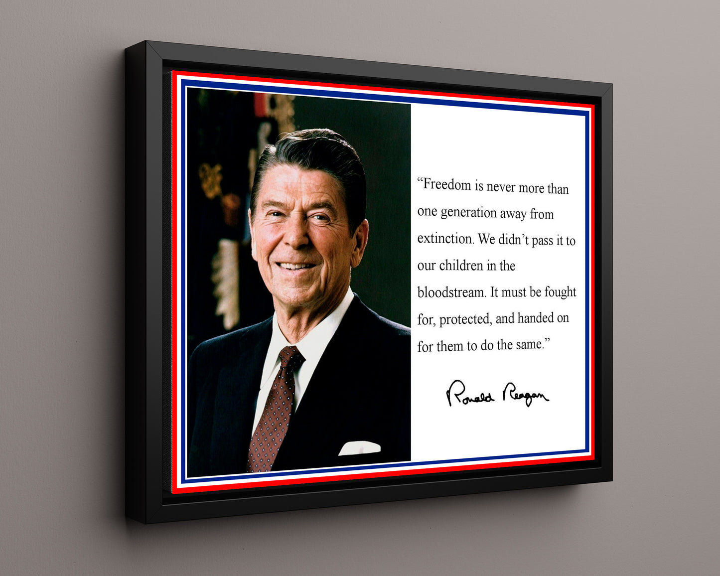 Classic Quotes - Ronald Reagan - Freedoms fragile torch