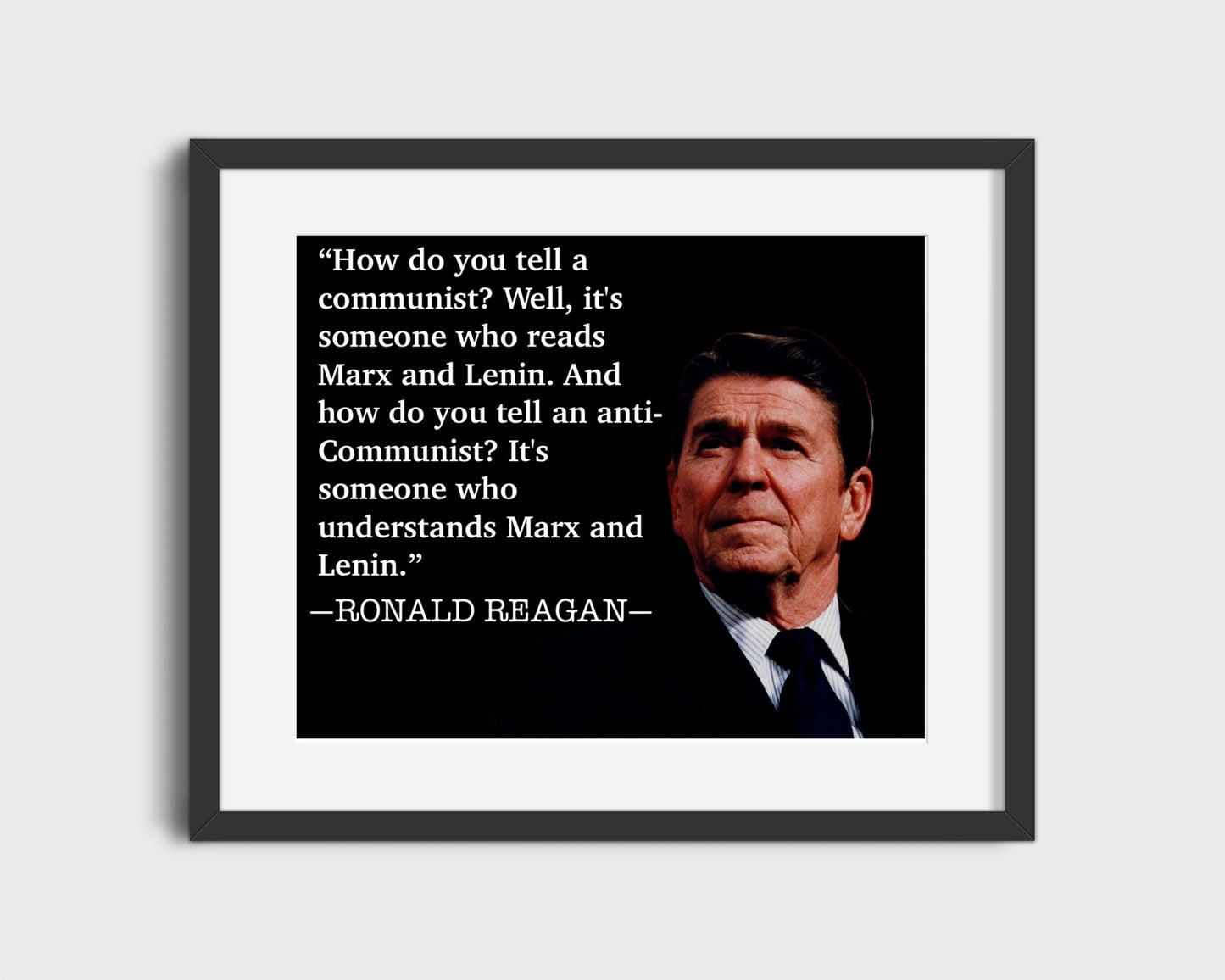 Classic Quotes - Ronald Reagan - Reading vs understanding communism