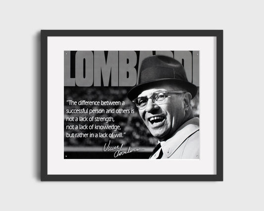 Classic Quotes - Vince Lombardi - Lack of will
