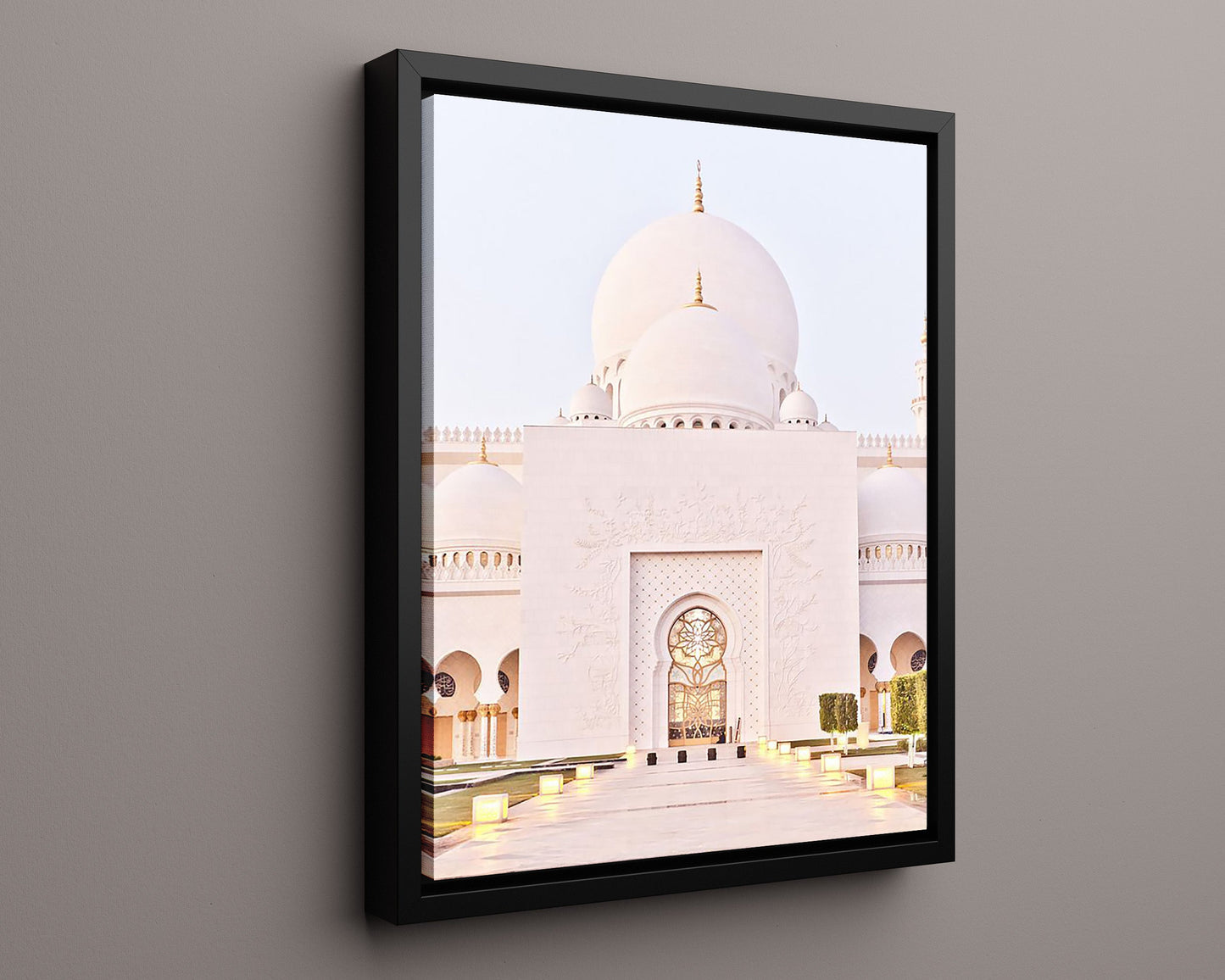 Classic Travel Poster - Abu Dhabi - Sheikh Zayed Mosque