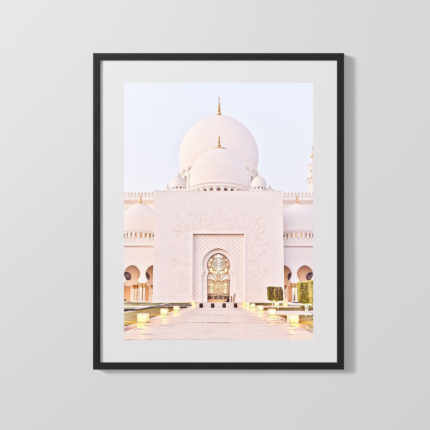 Classic Travel Poster - Abu Dhabi - Sheikh Zayed Mosque