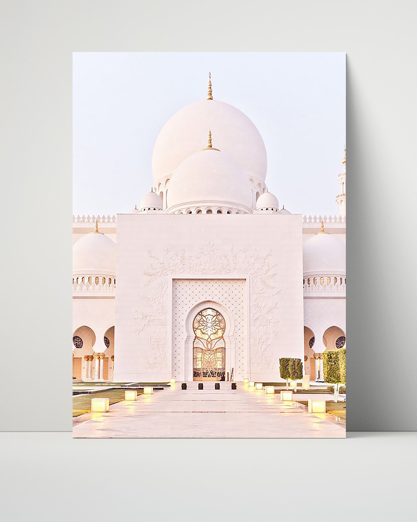 Classic Travel Poster - Abu Dhabi - Sheikh Zayed Mosque