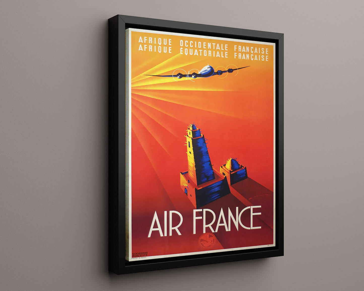 Classic Travel Poster - Africa - Air France French Colonies