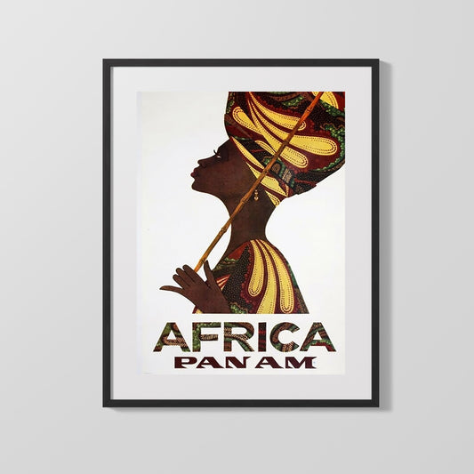 Classic Travel Poster - Africa - Pan Am Clipper