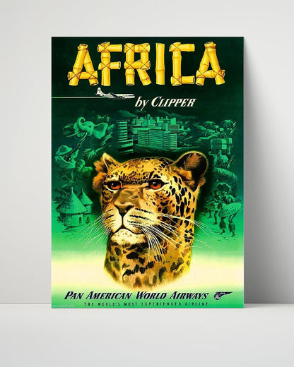 Classic Travel Unframed Poster -  Africa - Pan Am