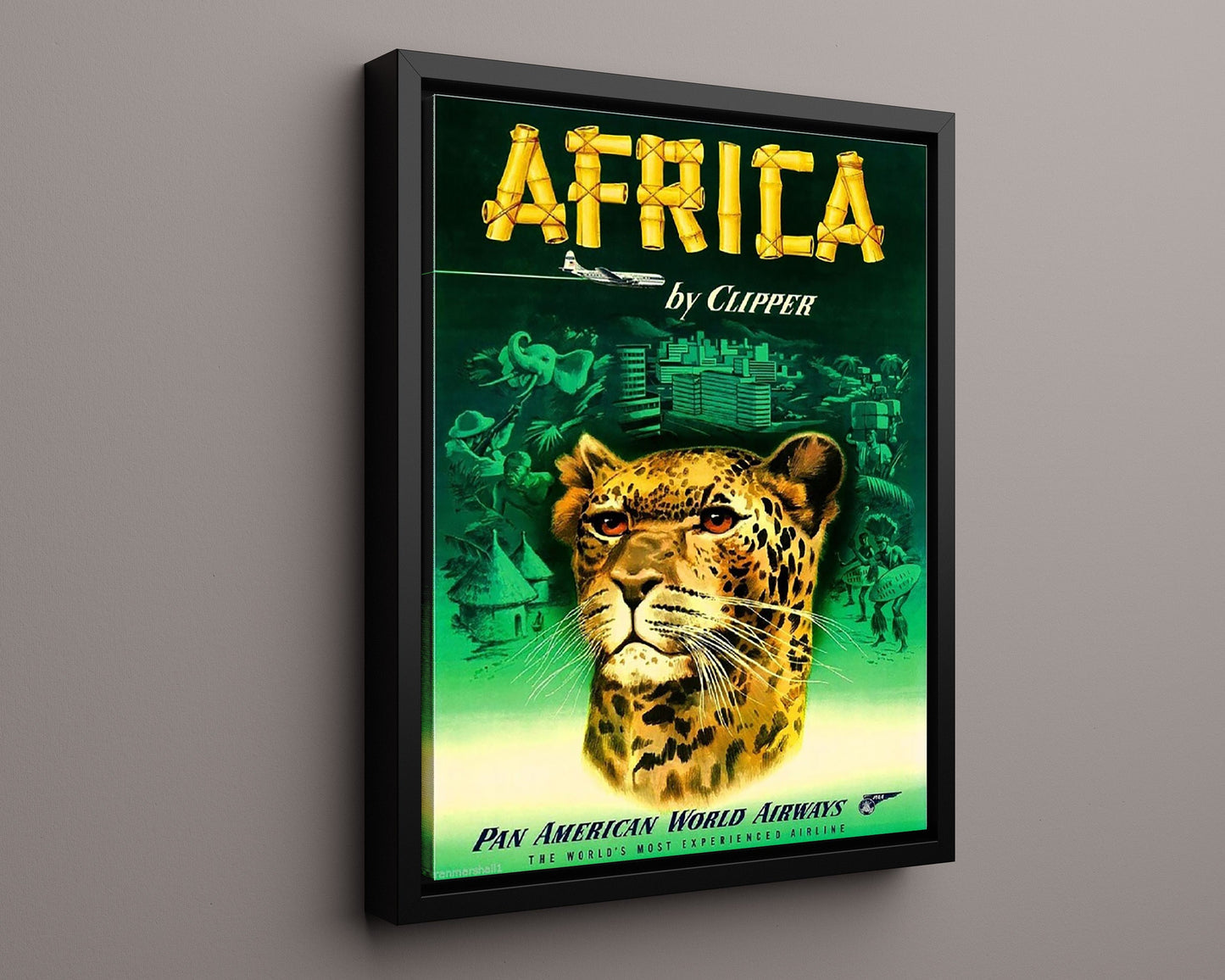 Classic Travel Poster - Africa - Pan Am