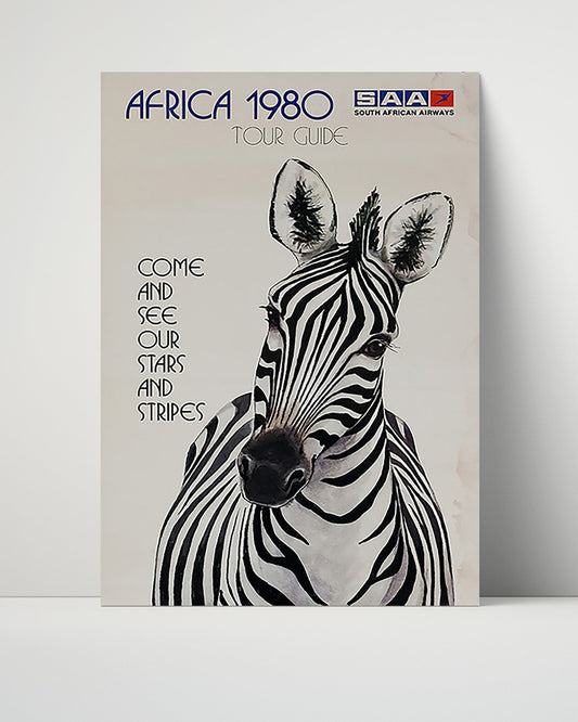 Classic Travel Unframed Poster -  Africa - SAA Tour Guide