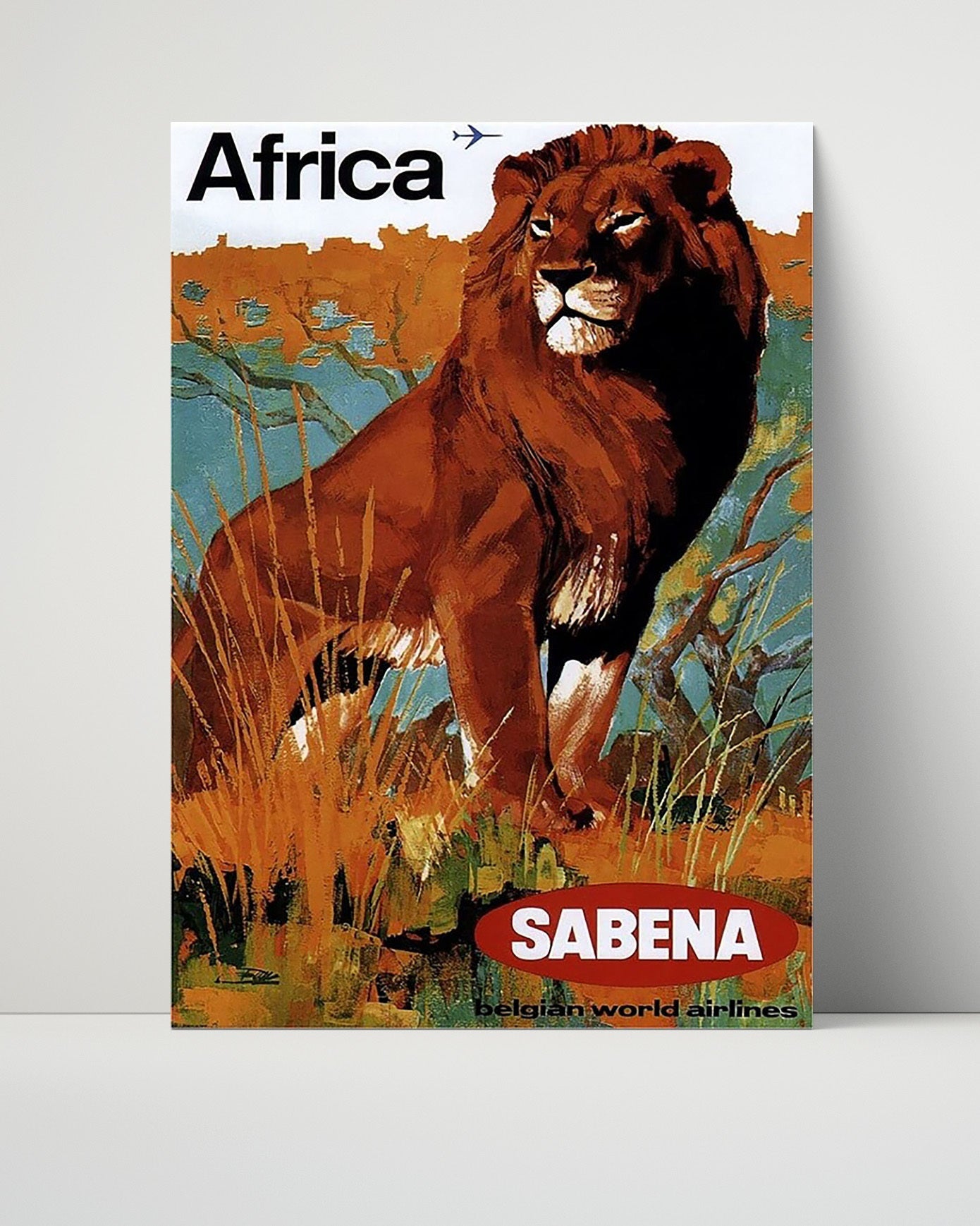 Classic Travel Poster - Africa - Sabena