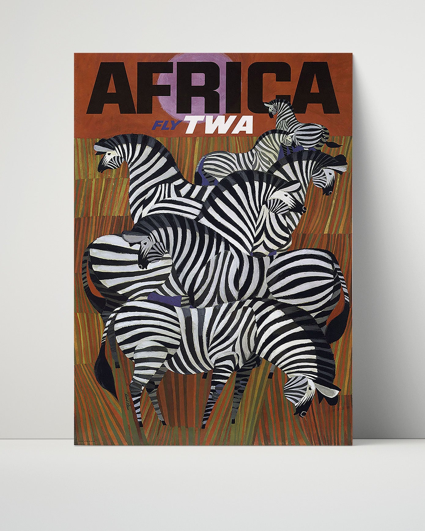Classic Travel Poster - Africa - TWA