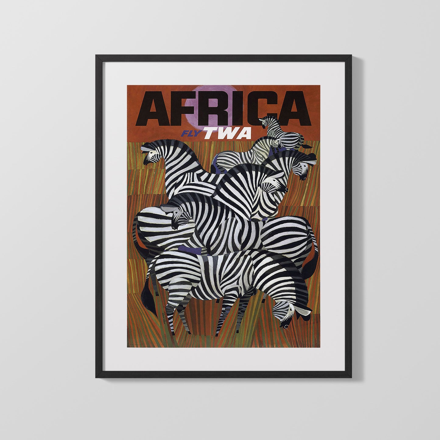 Classic Travel Poster - Africa - TWA