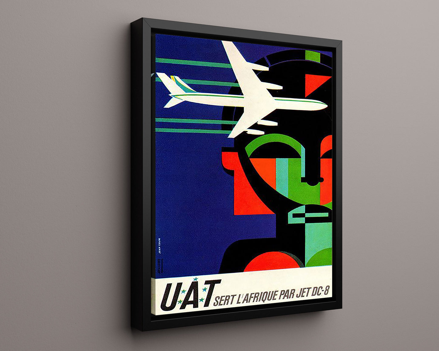Classic Travel Poster - Africa - UAT Airways