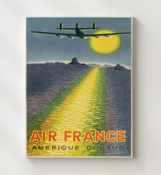 Air France South America - Travel - 20x24 Canvas