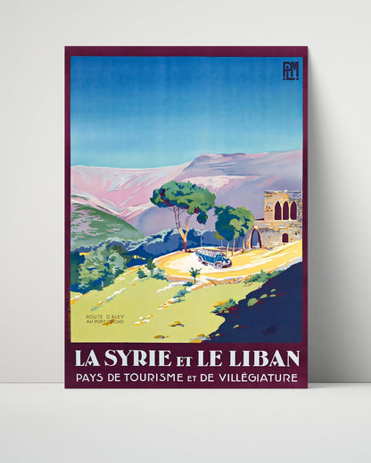 Classic Travel Unframed Poster -  Aley - Syria and Lebanon