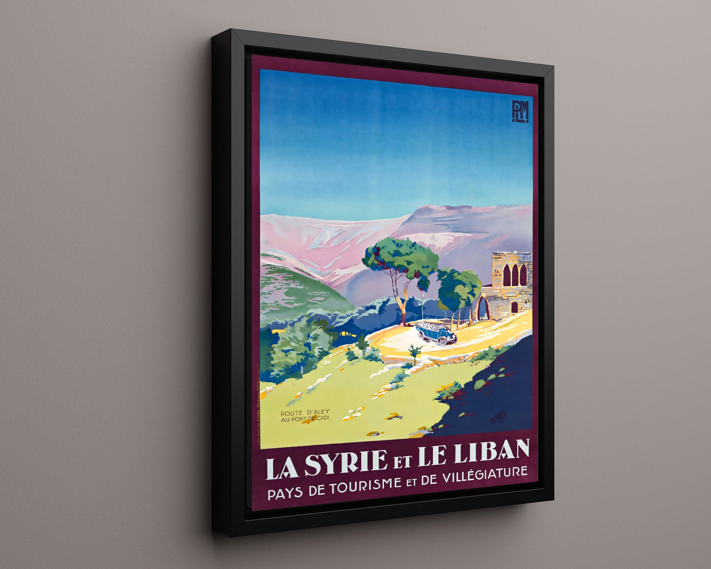 Classic Travel Poster - Aley - Syria and Lebanon
