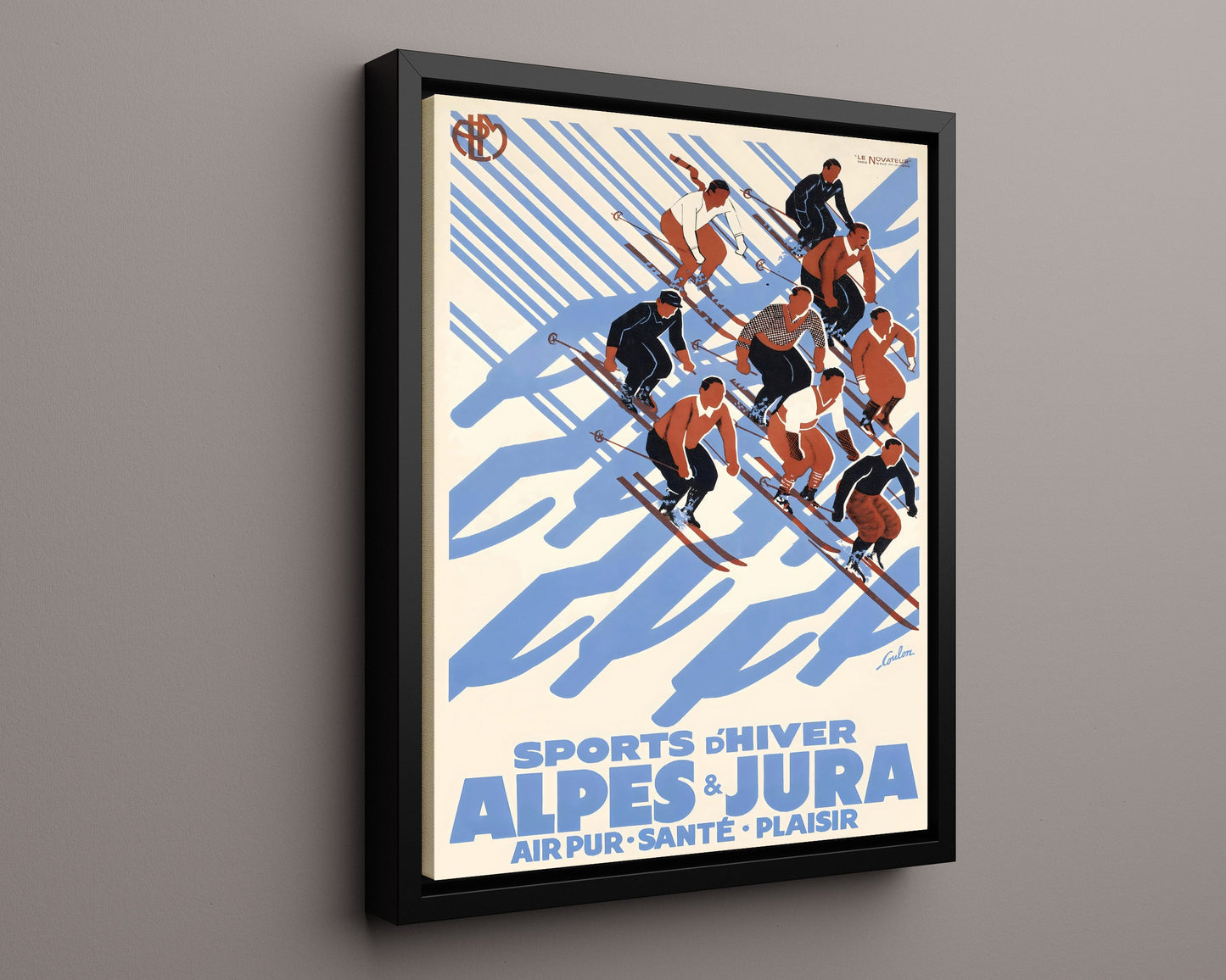 Classic Travel Poster - Alpes Jura