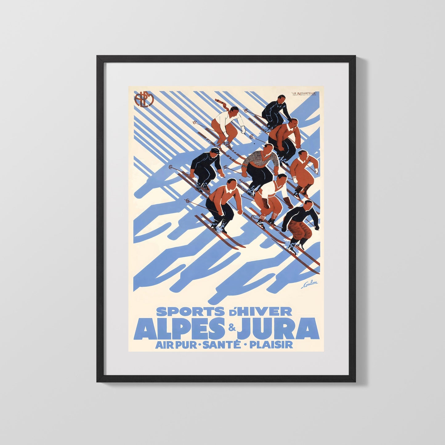 Classic Travel Poster - Alpes Jura
