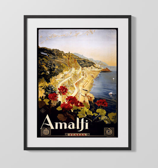Amalfi Italy - Travel - 16x20 Gallery Frame