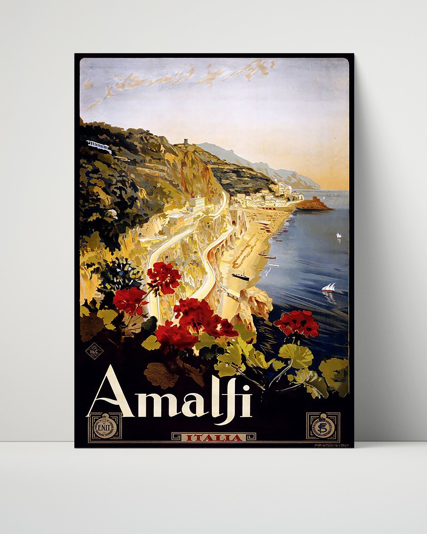 Classic Travel Unframed Poster -  Amalfi - Italy
