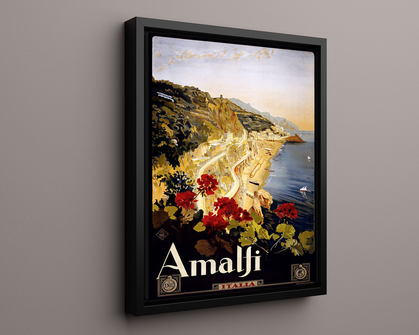 Classic Travel Poster - Amalfi - Italy