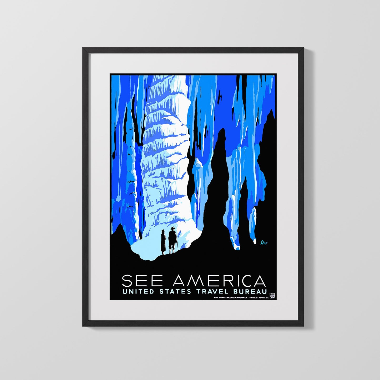 Classic Travel Poster - America - America Montana Horse