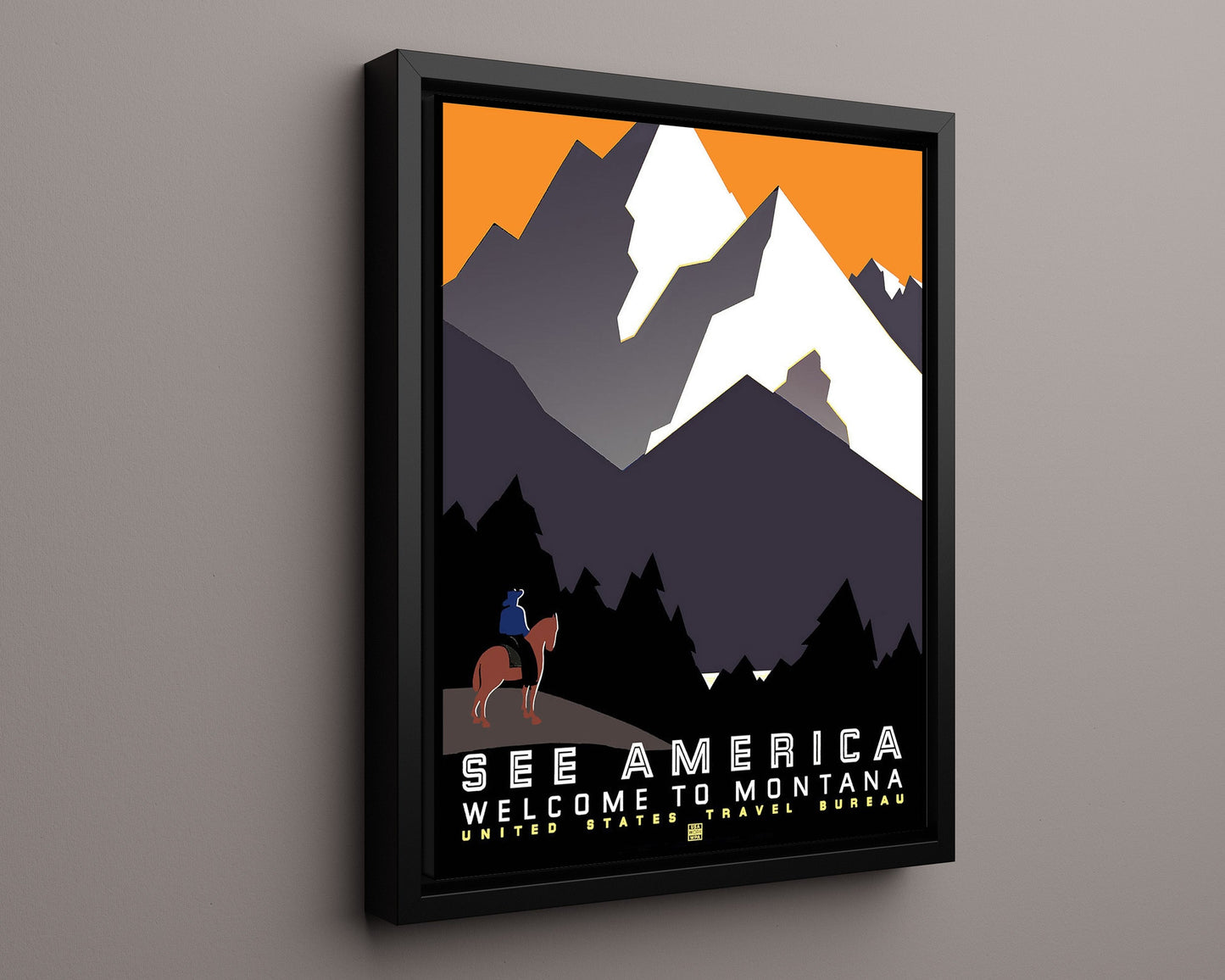 Classic Travel Poster - America - America Montana 3