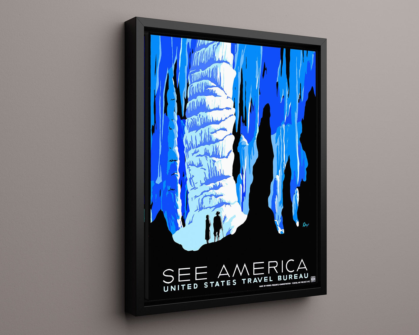 Classic Travel Poster - America - America Montana Horse