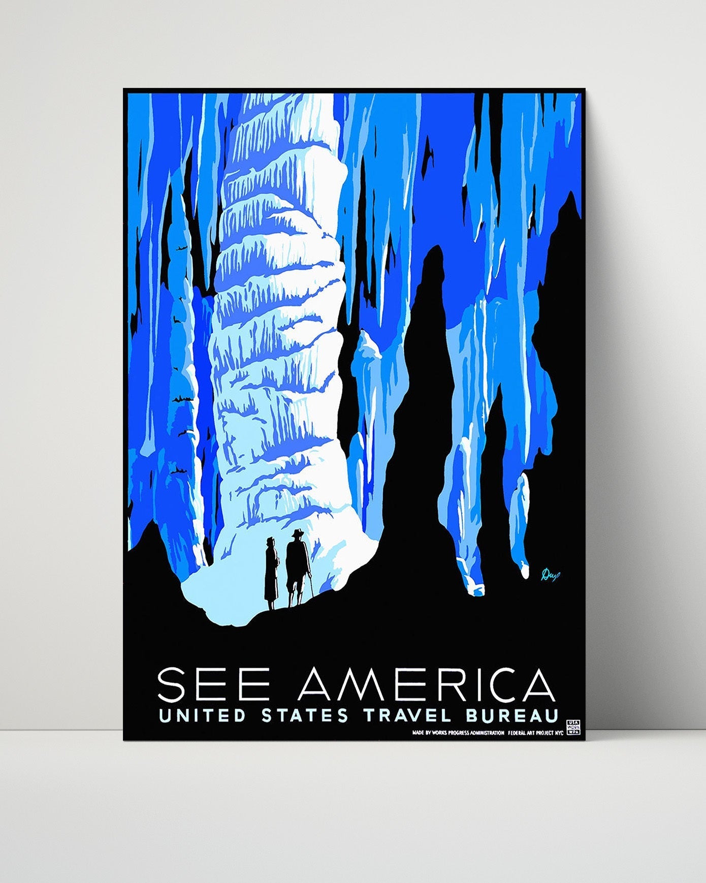 Classic Travel Unframed Poster -  America - America Montana Horse