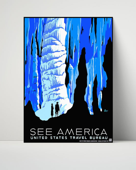 Classic Travel Unframed Poster -  America - America Montana Horse