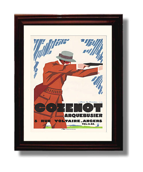 Classic Travel Poster - Angers - CozenotArquebusier