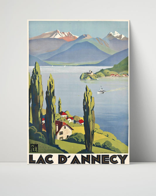 Classic Travel Unframed Poster -  Annecy - Lac dAnnecy