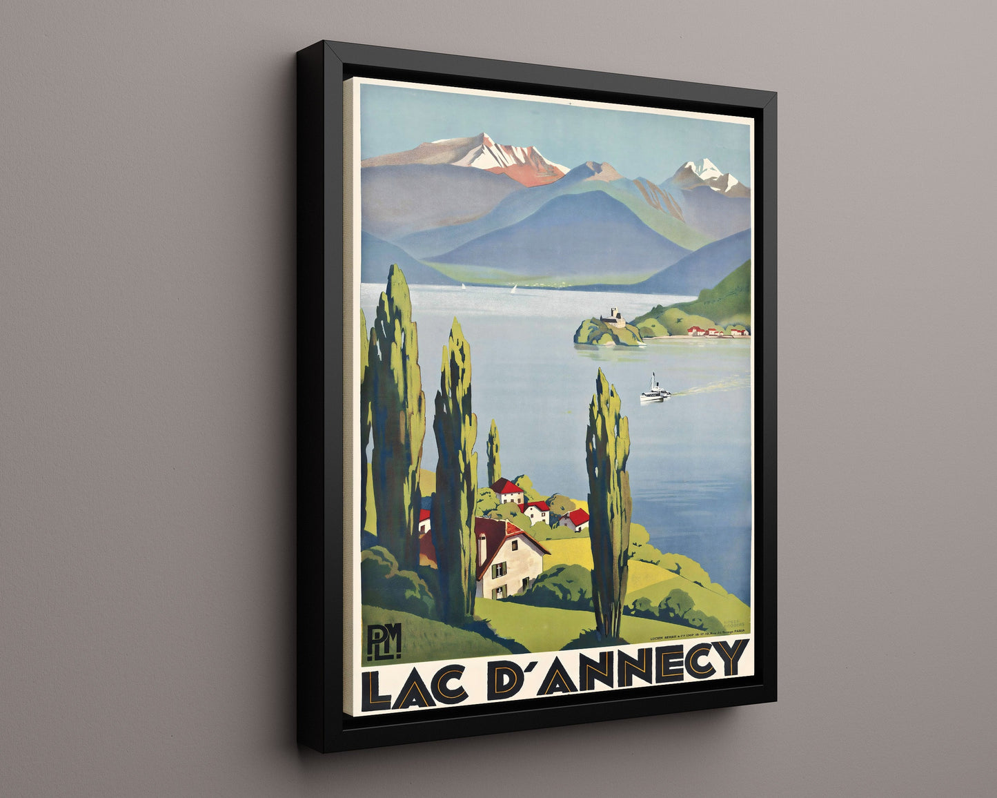 Classic Travel Poster - Annecy - Lac dAnnecy