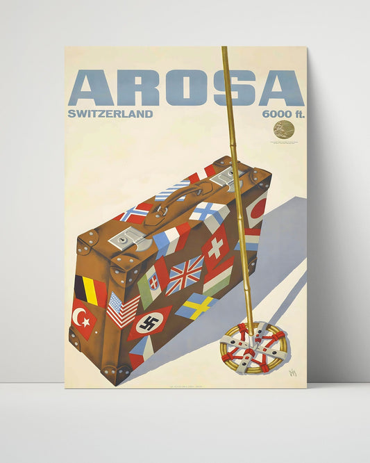 Classic Travel Unframed Poster -  Arosa - Switzerland