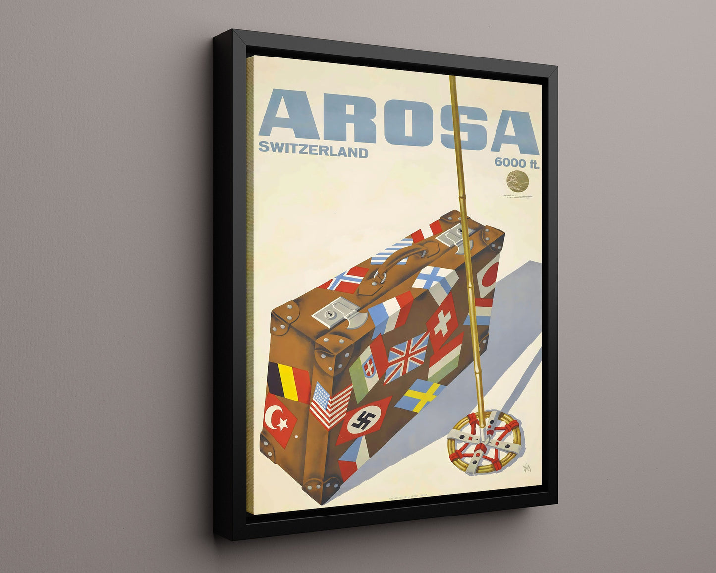 Classic Travel Poster - Arosa - Switzerland