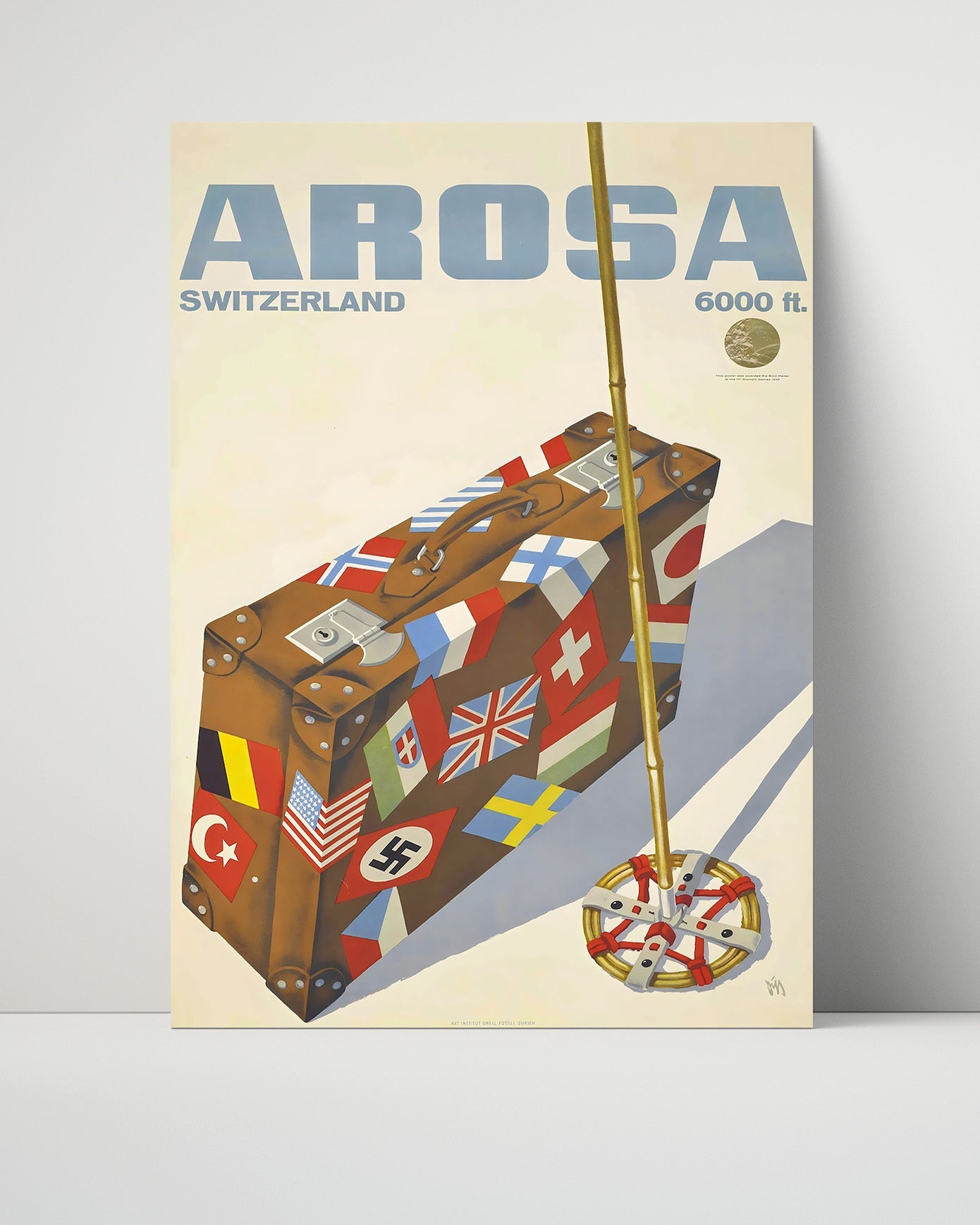 Classic Travel Poster - Arosa - Switzerland