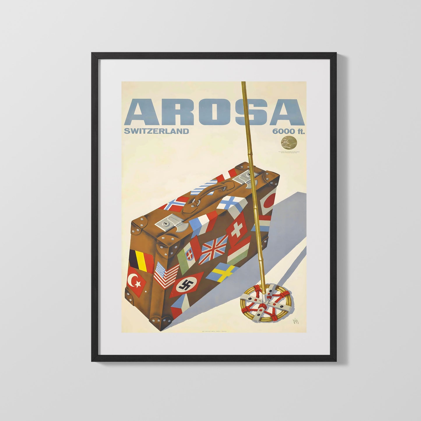 Classic Travel Poster - Arosa - Switzerland