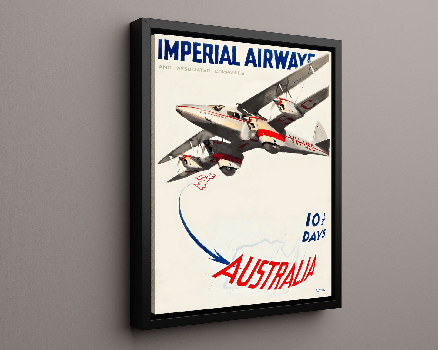 Classic Travel Poster - Australia - Imperial Airways
