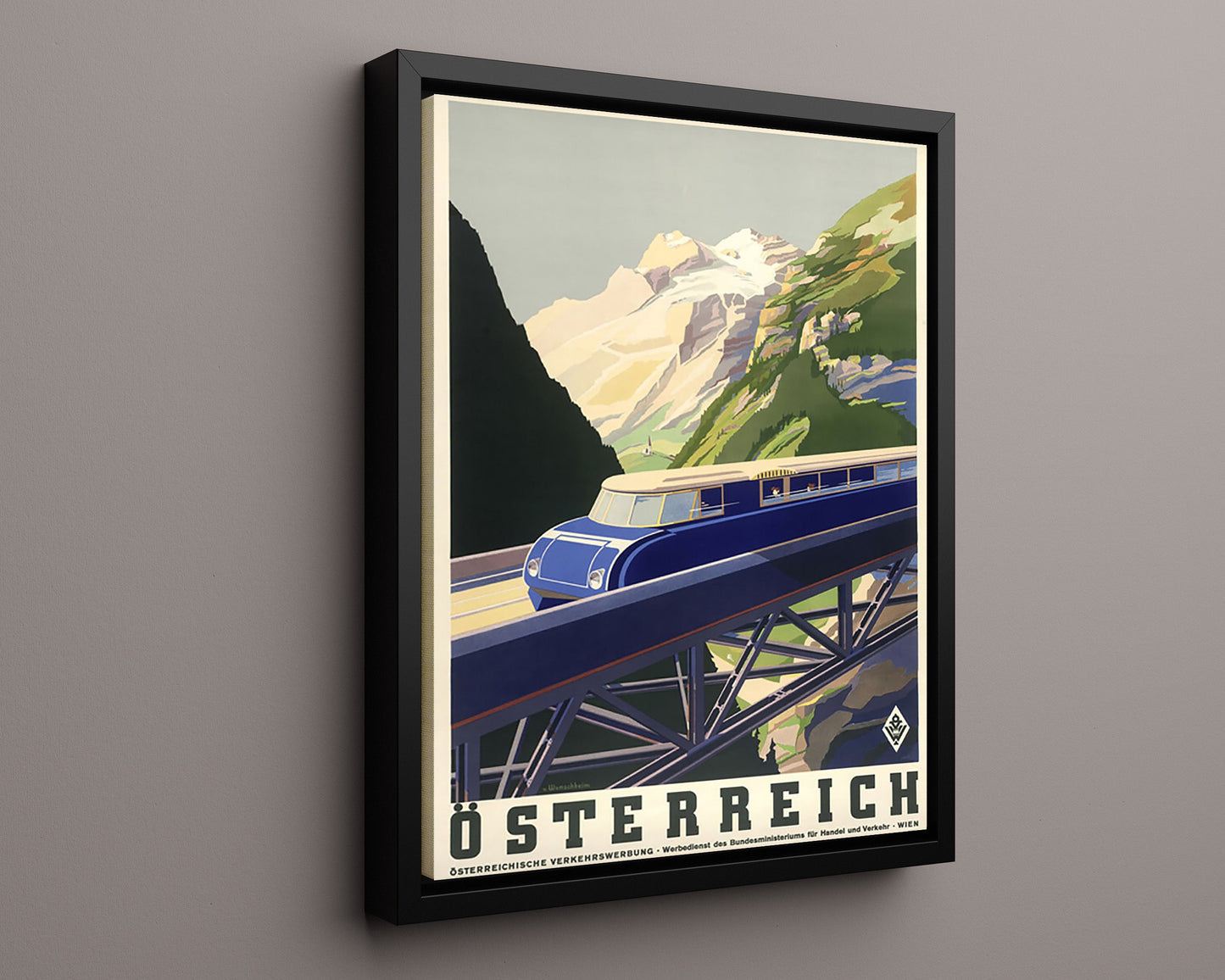 Classic Travel Poster - Austria - Osterreich Railway