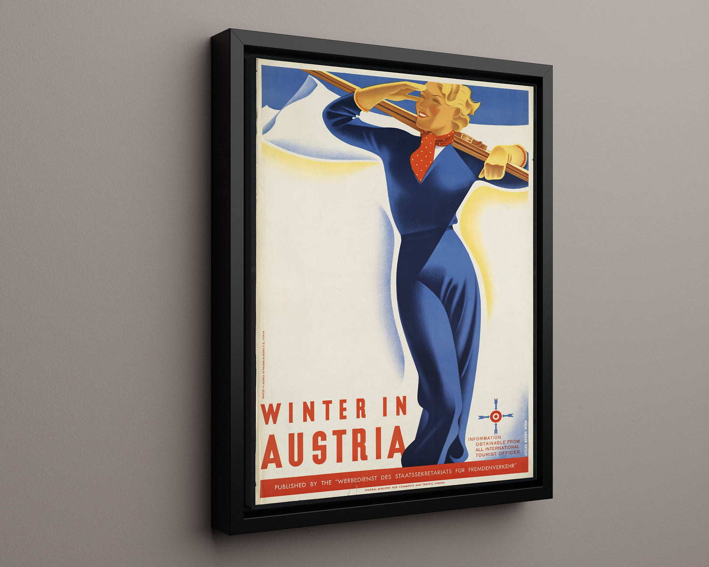 Classic Travel Poster - Austria - Winter Sports