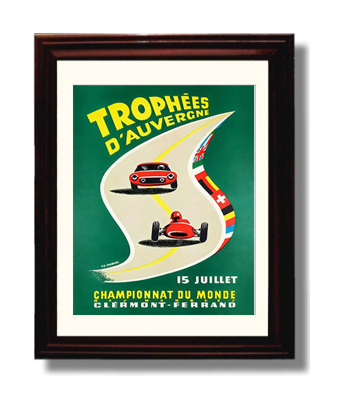 Classic Travel Poster - Auvergne - France