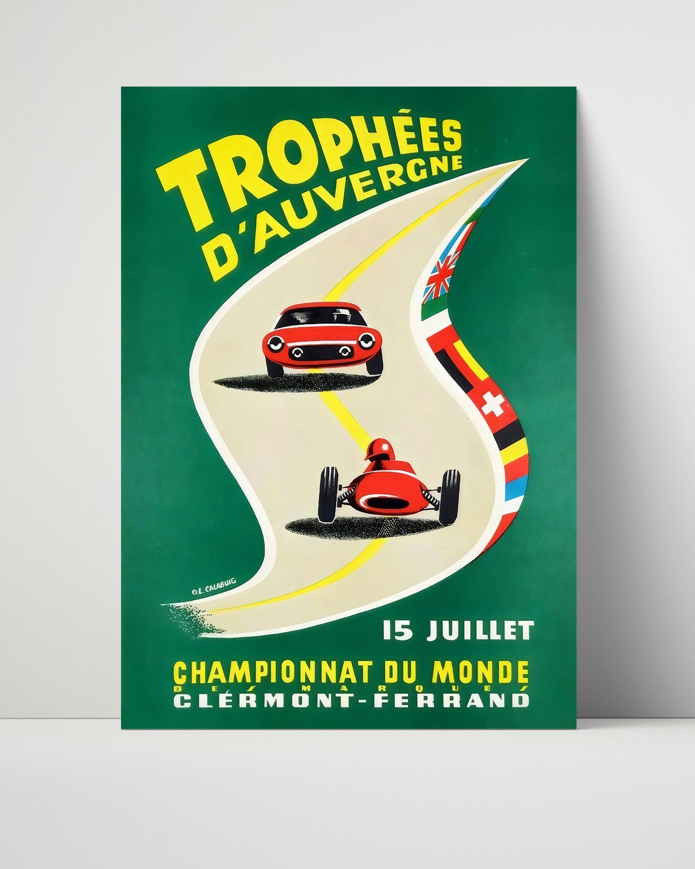 Classic Travel Poster - Auvergne - France